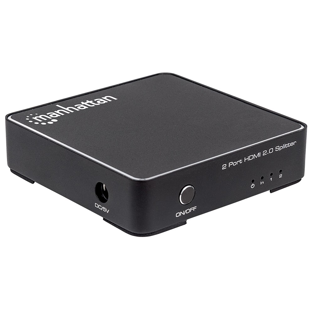 Video  Splitter Manhattan Hdmi Uhdtv 4k@60hz, 1in : 2out/ac 207591