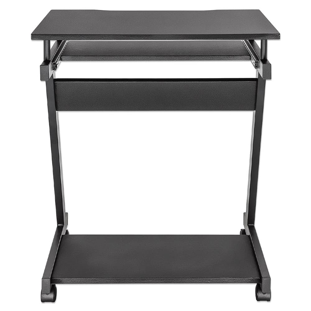 Escritorio Manhattan Compato C/bandeja Desli Para Teclado Negro 207690