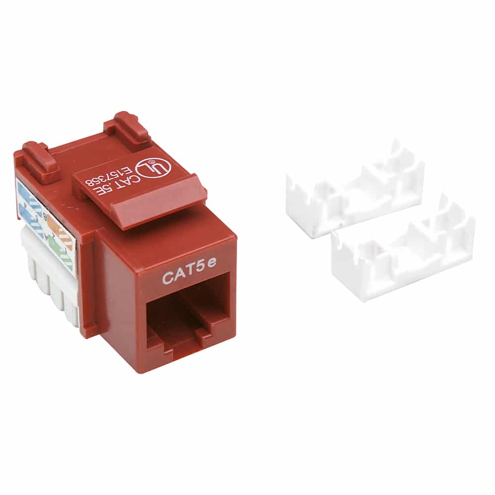 Jack  De Impacto Utpcat5e Calibre 22 Al 26awg Intellinet Rojo 210478