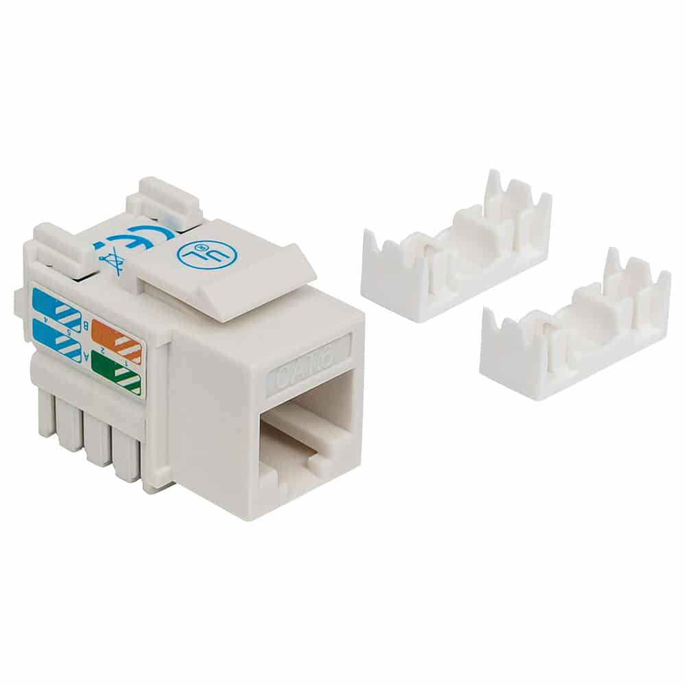 Jack  De Impacto Utp Cat6 Calibe 22 Al 26awg Intellinet Blanco 210591