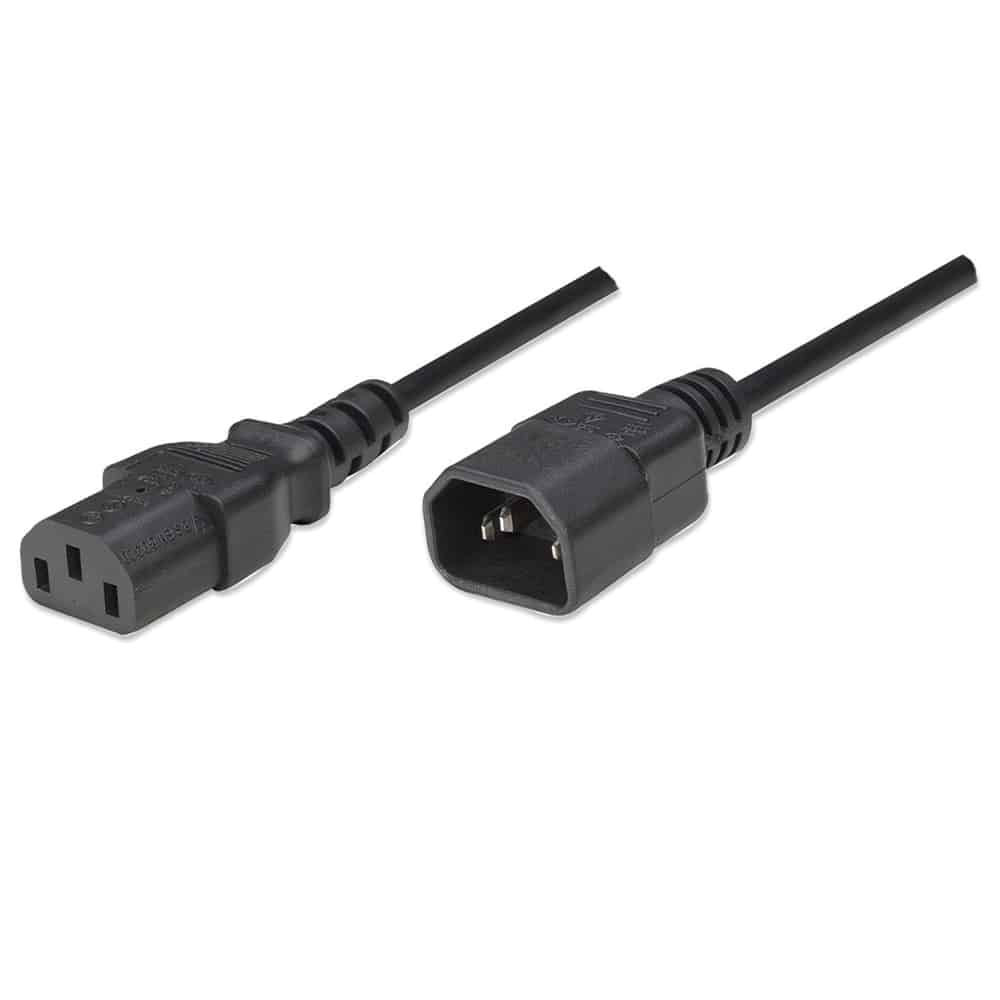 Cable  De Corriente Manhattan Monitor A Cpu 1.8m 301152