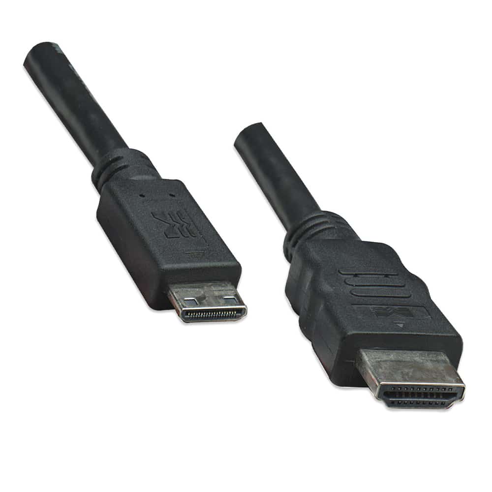 Cable  Video Hdmi Manhattan 1.3 M-mini M  1.8m Bolsa 304955