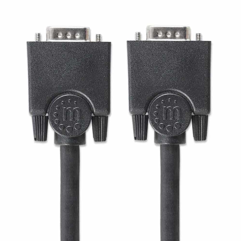 Cable  Monitor Svga Manhattan 8mm Hd15m-m  1.8m 311731