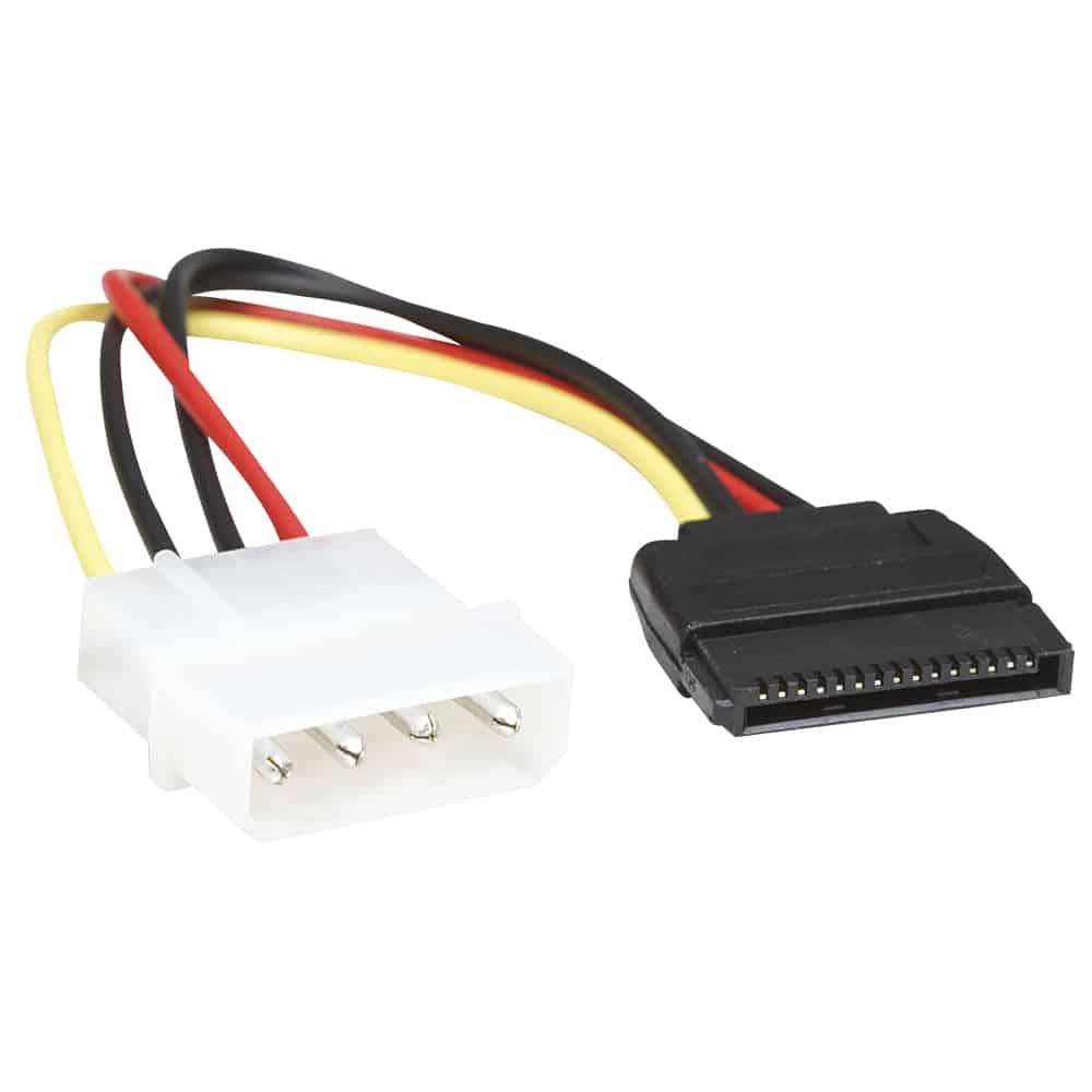 Cable  De Energia Sata De 4 A 15 Pines/16cm/ Manhattan 342766