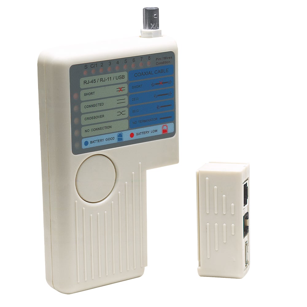 Probador  De Cables 4 En 1 Rj-11/rj-45/usb/bnc Max200m Intellinet351911
