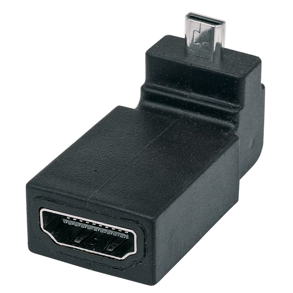 Adaptador                                                                                                                                                                                                     Hdmi Hembra A Micro Hdmi Macho Angulo Arriba De 90 Grados 353441