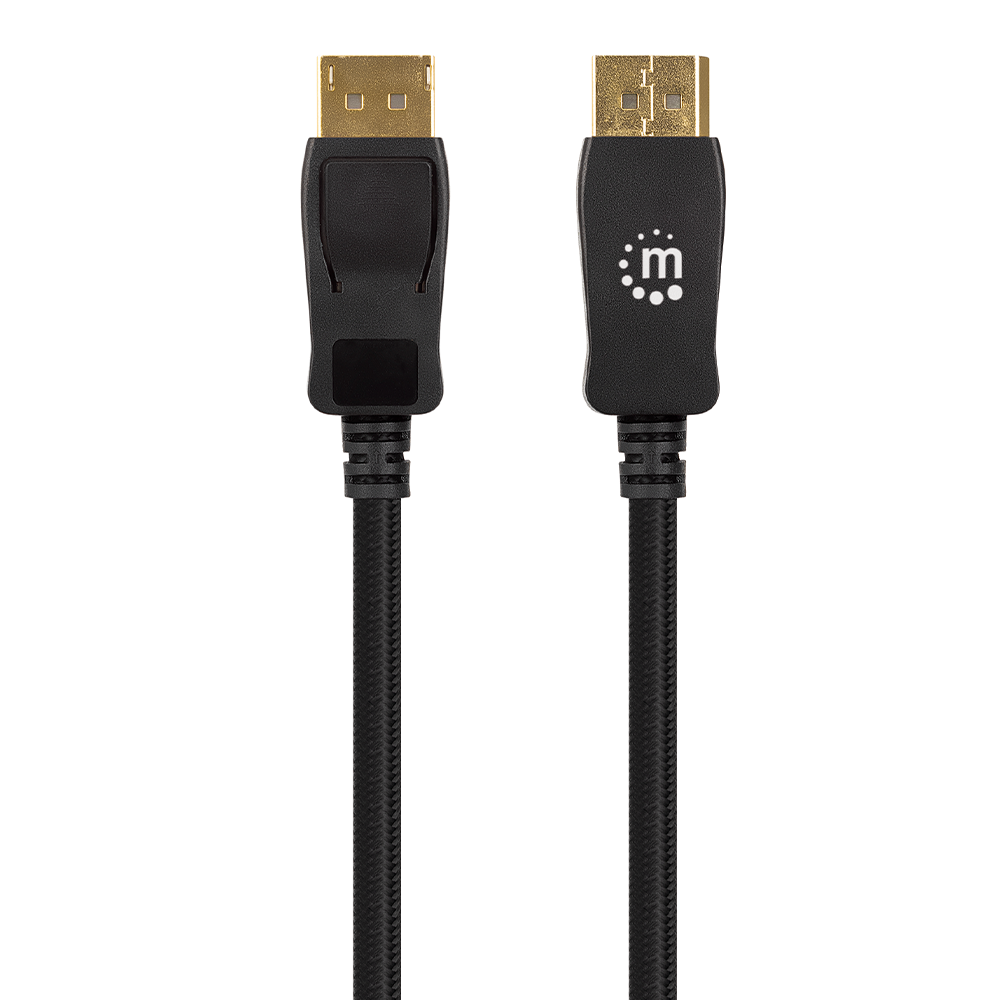 Cable                                       Displayport Manhatan V1.4 M-m 3.0m Negro 8k@60hz/4k@120hz 353625