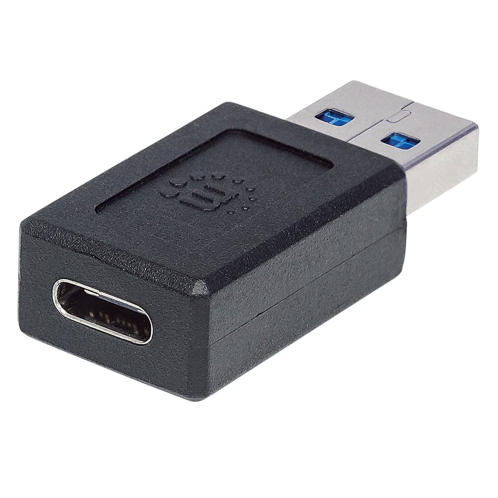 Adaptador  Manhattan Usb Tipo C V3.1 Am-ch Negro 354714