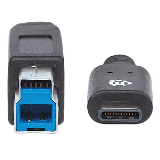 Cable  Usb Manhattan Tipo C M-b M 2.0mts Negro V3.1gen 1354998