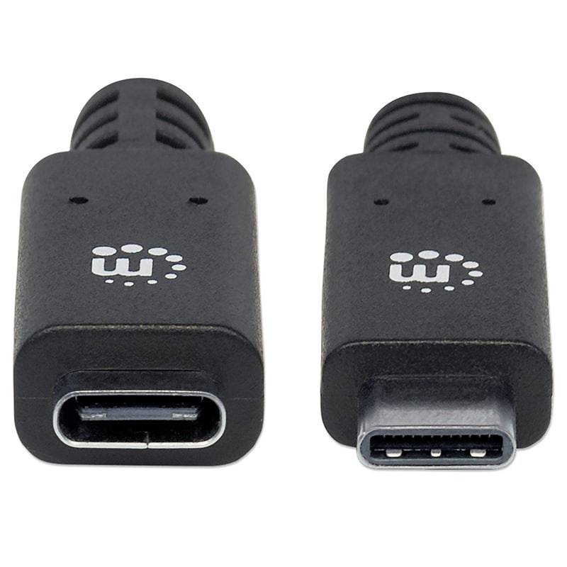 Extension  De Cable Usb-c V3.1 50 Cm Negro 10gbps 5a 355230