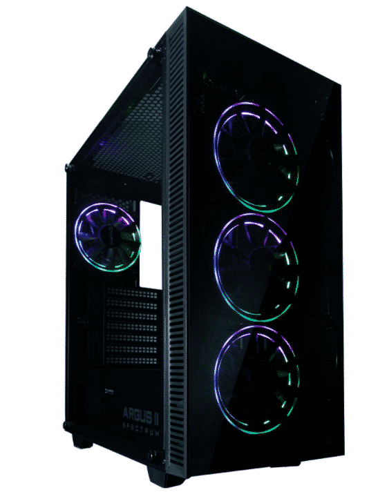 GABINETE PARA GAMING ACTECK BALAM RUSH ARGUS II CON VENTANA USB3.0 RGB 4 FANS