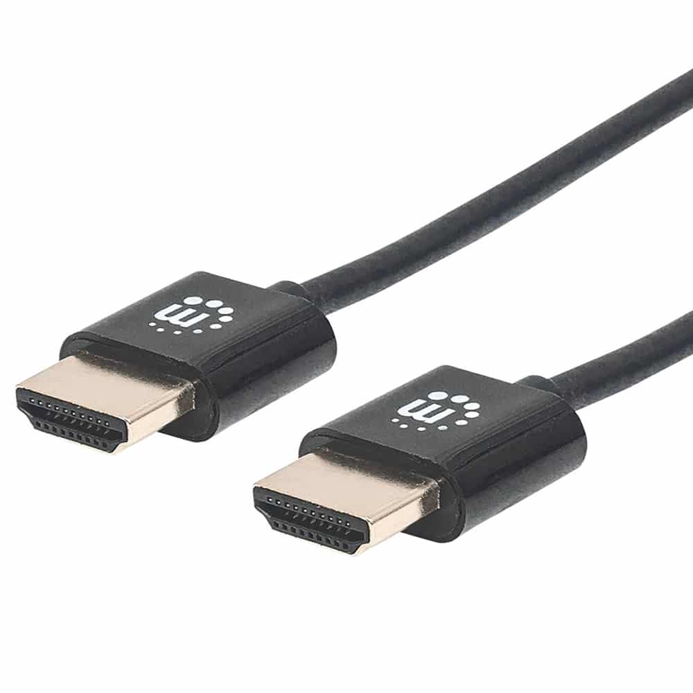 Cable  Hdmi Manhattan 2.0 Ultradelgado M-m 1.0 Mts Blister 394352