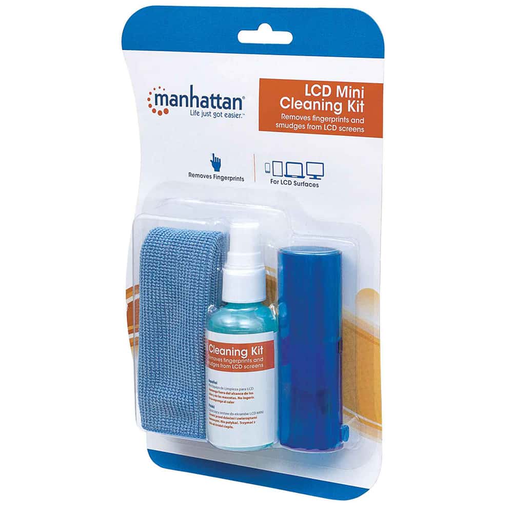 Limpiador Manhattan Mini Para Lcd 60ml, Microfibra Y Brocha 421010