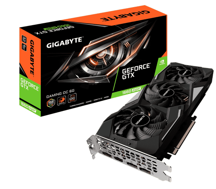 Tarjeta   De Video Gigabyte Nvidia Geforce GTX 1660 Super Gaming 6gb GDDR6 PCI Ex Gv-n166sgaming-6gd