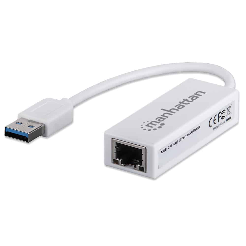 Adaptador Manhattan Fast Ethernet Tarjeta Red 10/100 Usb 2.0  506731
