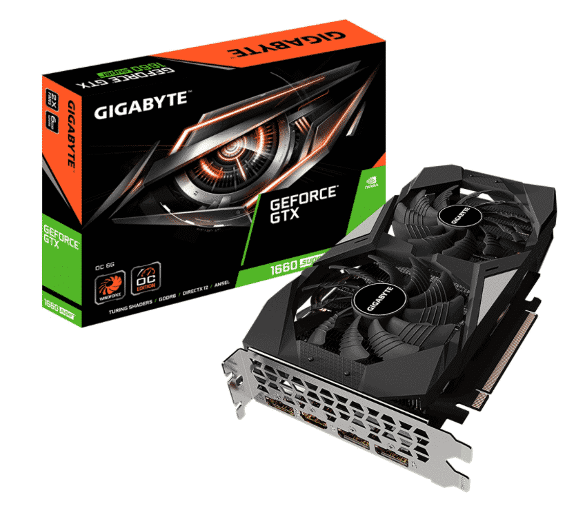Tarjeta   De Video Gigabyte Nvidia Geforce GTX 1660 Super OC 6gb GDDR6 PCI Ex Gv-n166soc-6gd