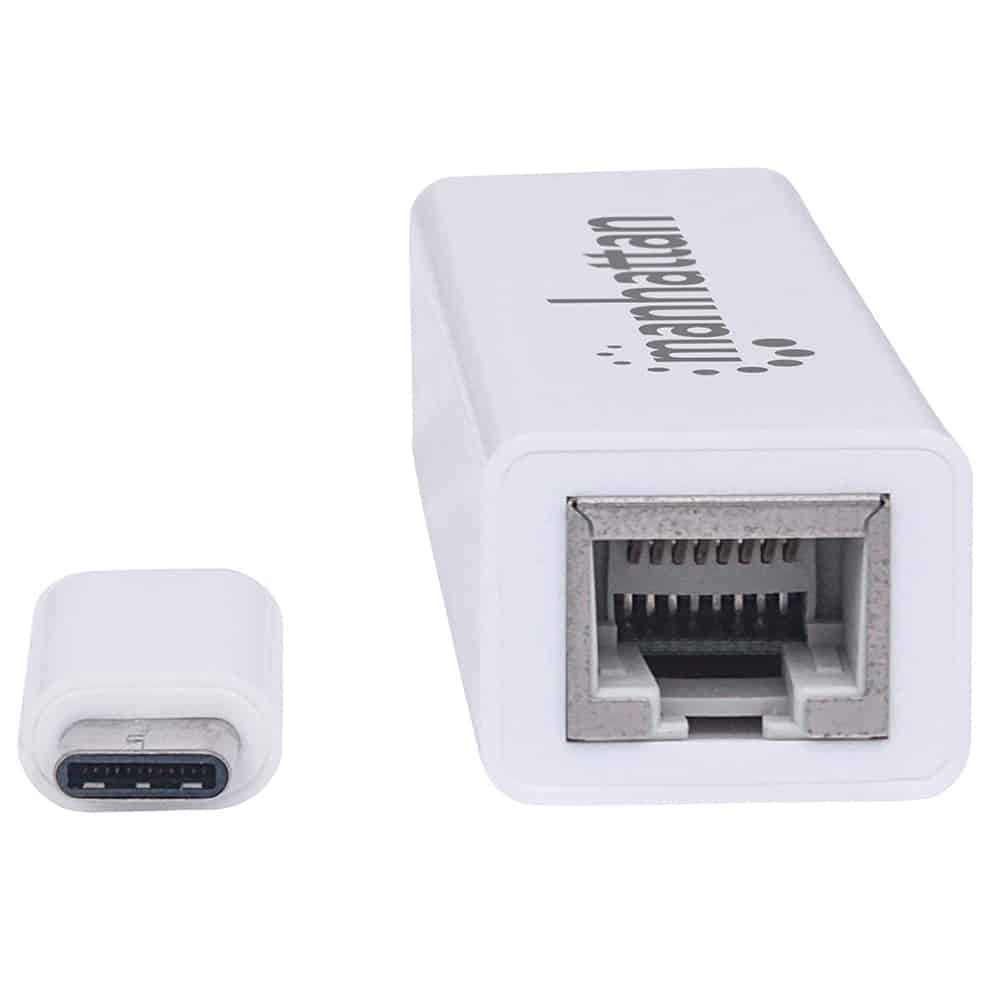 Adaptador Manhattan Usb Tipo C 3.2 A Rj45 Red Gigabit Ethernet 507585