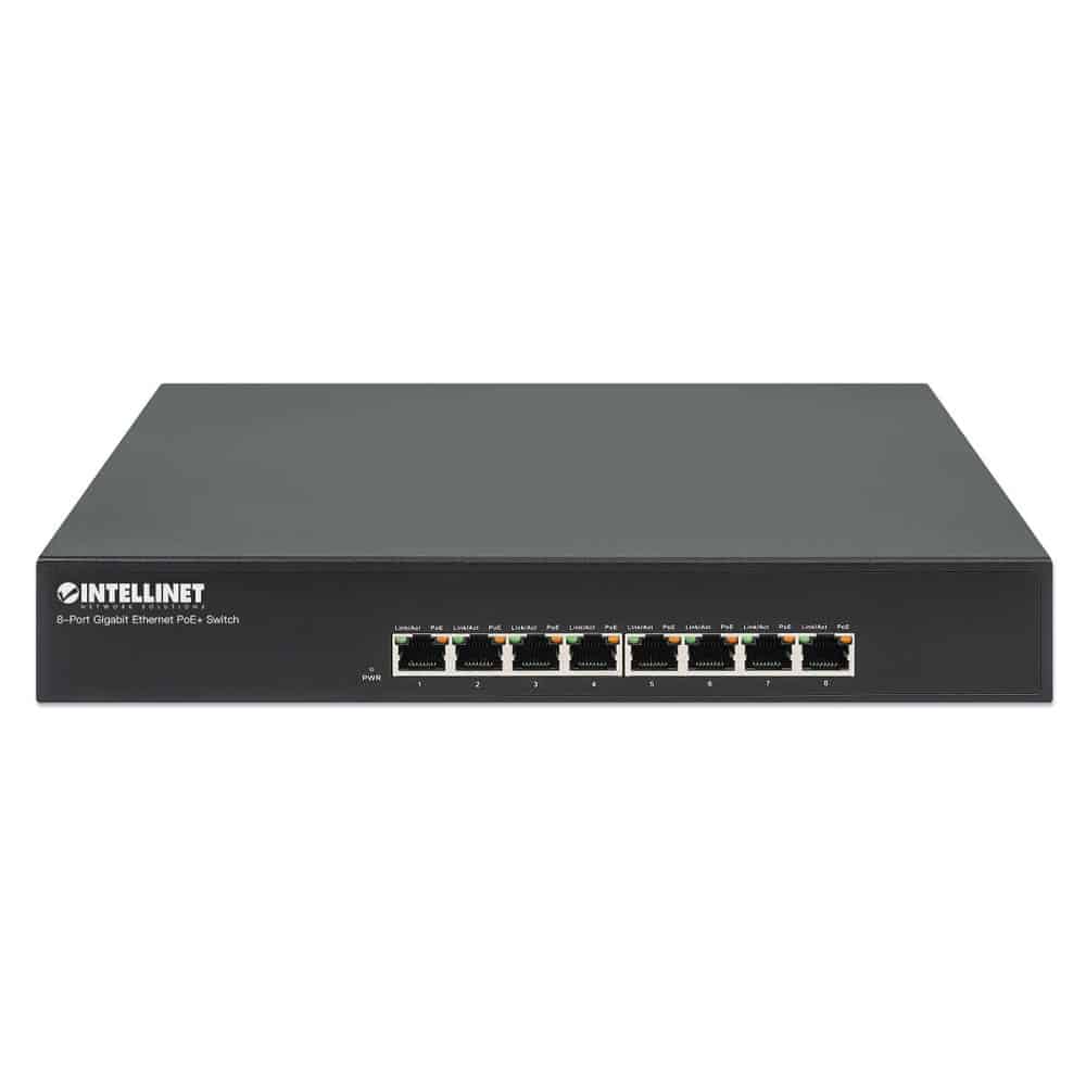 Poe Switch Intellinet Gb 8 Ptos 30w/pto, 140w Escritorio/rack 560641