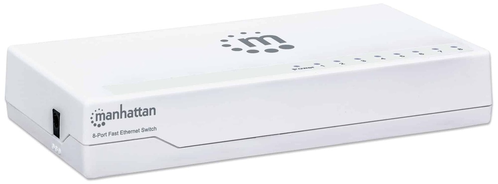 Switch                                                                                                                                                                                                                                                                                                                                                                                                                                                                                                             8 Ptos Fast Ethernet 10/100 Mbps P/escritorio Manhattan 560689