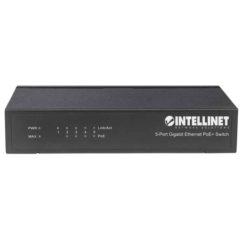 Poe                                                                                                                                                                                                                                                                                                                                                                                                                                                                                                                                                                                                                                                                                                                                                                                                                                                                                                                                                                                                                                                                                                                                                                                                                                                                                                                                                                                                                                                                                                                      Switch Intellinet Gigabit 5 Ptos 30w/pto, 60w Escritorio 561228