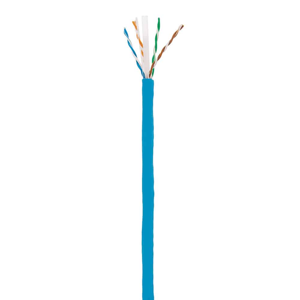 Bobina  Intellinet Cat6 Utp Cca Solida Color Azul 23awg 305 Mts 704670