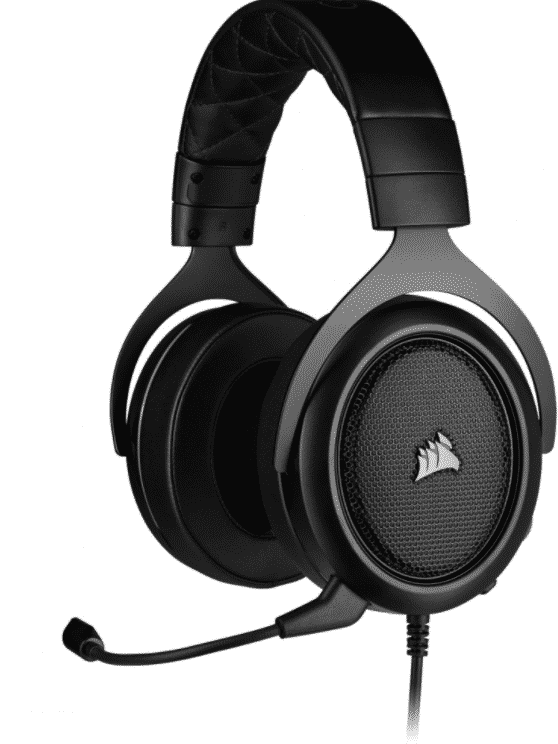 HEADSET PARA GAMING CORSAIR HS50 PRO STEREO NEGRO CA-9011215-NA. pue