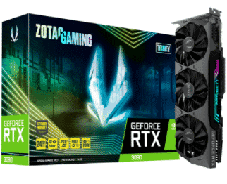 Tarjeta   De Video Zotac Nvidia Geforce RTX 3090 Trinity Triple Fan 24gb Gddr6x Zt-a30900j-10p