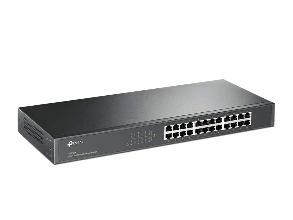 Switch  Rack Tp-link /24 Ptos Fast/save Energy 40%/19/ Tl-sf1024