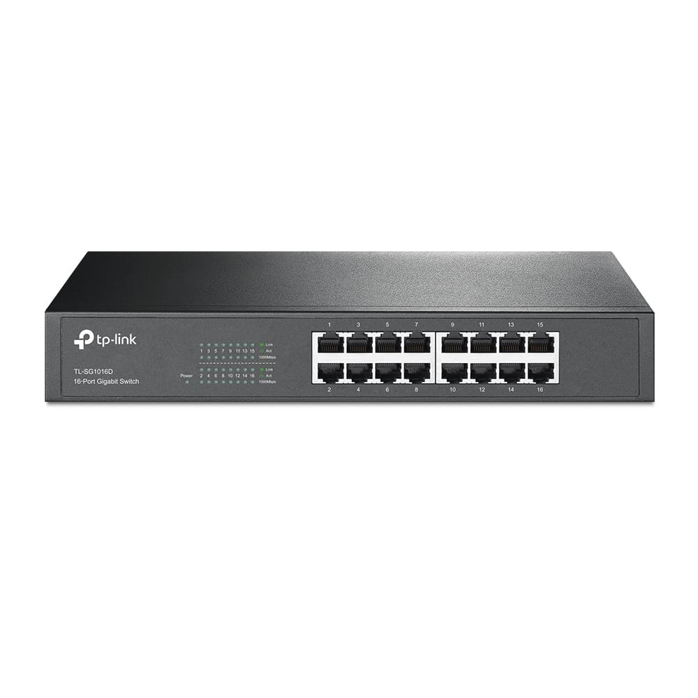Switch Escritorio Tp-link 16ptosgiga/saveenergy 40%/tl-sg1016d