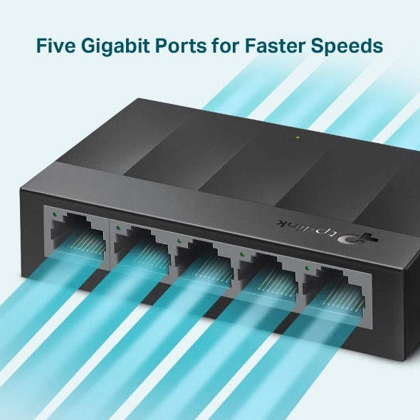 Switch De Escritorio Tp-link De 5 Ptos 10/100/1000mbps/ Ls1005g