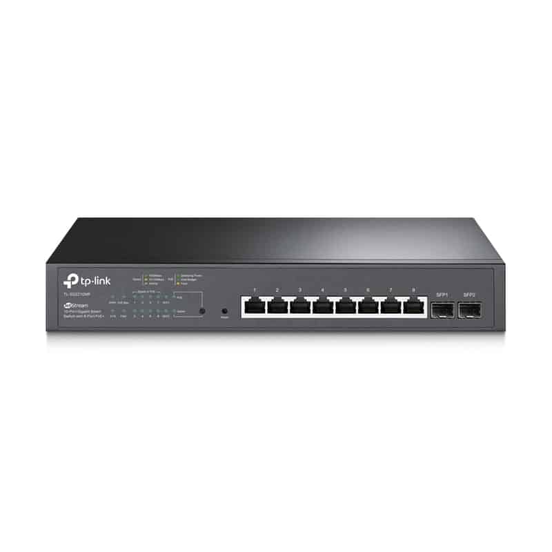 Switch Smart Giga Jetstream De 10 Puertos Con 8 Ptos Poe +/tl-sg2210mp
