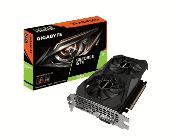 TARJETA DE VIDEO GIGABYTE NVIDIA GEFORCE GTX 1650 D6 WINDFORCE OC 4GB GDDR6 GV-N1656WF2OC-4GD