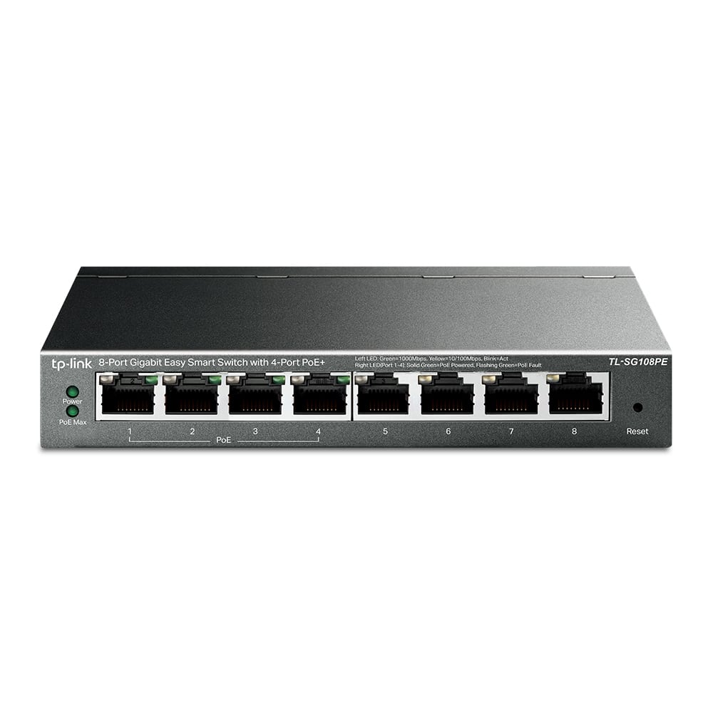 Switch Escritorio Tp-link/8 Ptos Giga/plug&play/qos/igmp/ Tl-sg108(pe)
