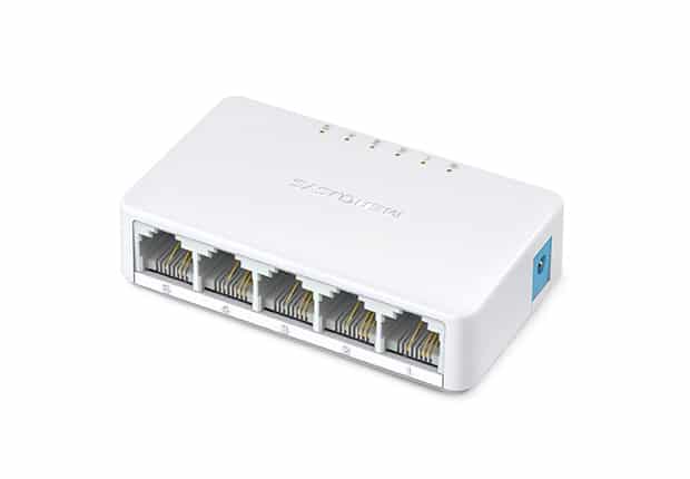 Switch Escritorio Mercusys /5 Ptos Fast/plug&play/ Ms105