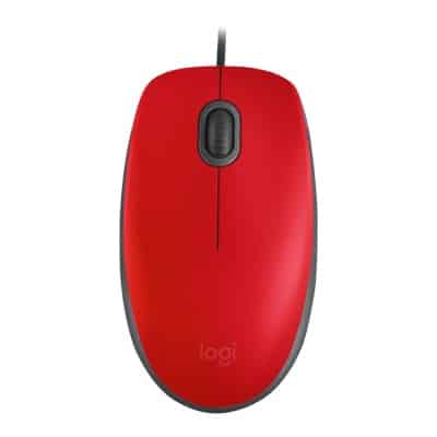 Mouse  Logitech M110 Silent Rojo (910-005492)
