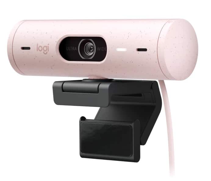 Camara  Web Logitech Brio 500 Full Hd 1080p Usb-c Rose (960-001418)