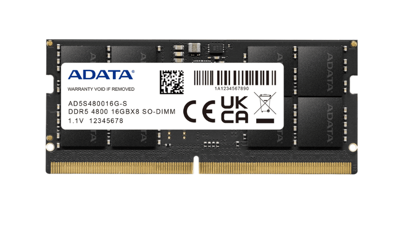 Memoria                                                                                                                                                                                                                           Ddr5 Adata 16gb 4800 So-dimm (ad5s480016g-s)
