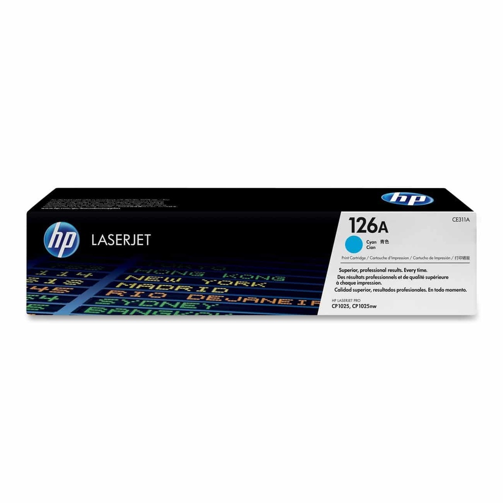 Toner                                                                                                                                                                                         Hp 126a Cian Para M175nw Mfp/m275mfp/cp1025nw (ce311a)