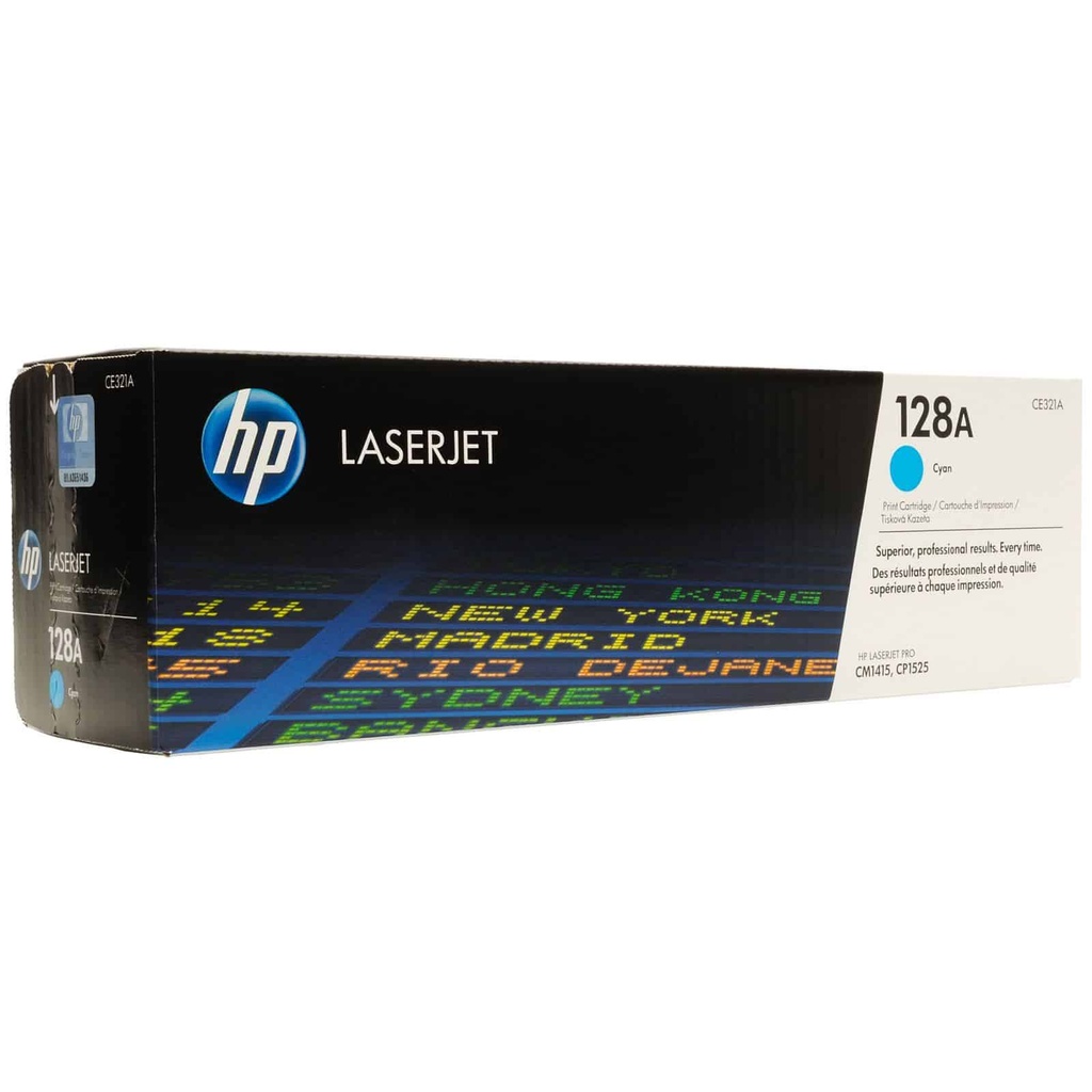 Toner Hp 128a Cian Para Cm1415fnw Mfp/cp1525nw/cm1415fn (ce321a)