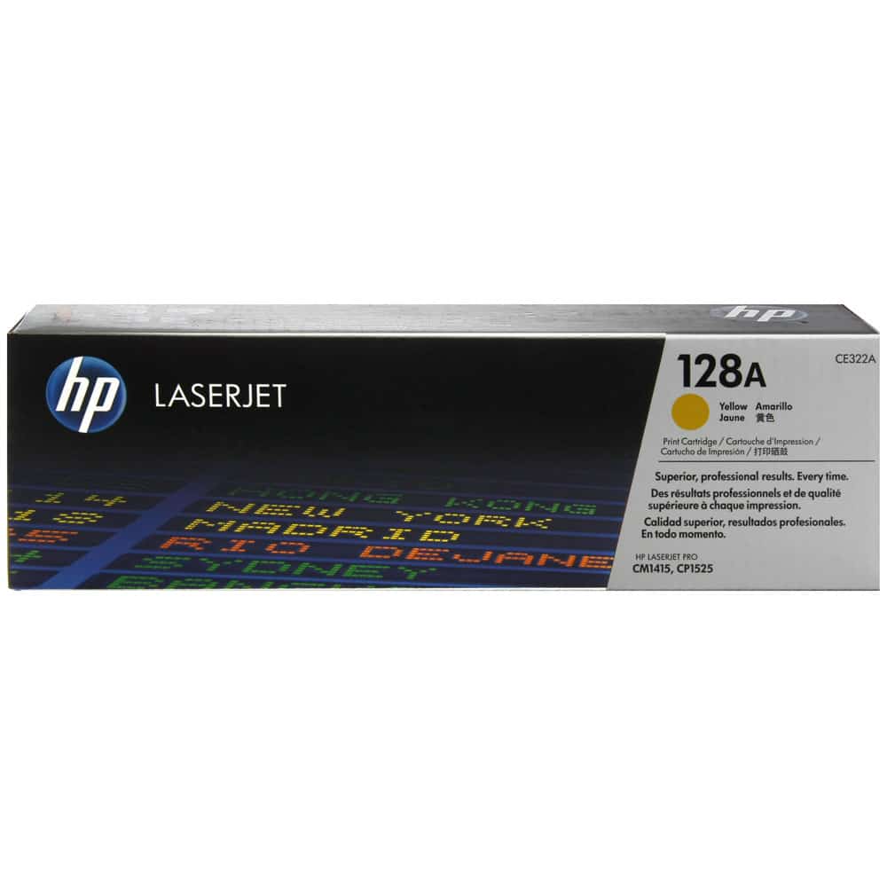 Toner                                                                                                                                                                                               Hp 128a Amarillo Para Cm1415fnwmfp/cp1525nw/cm1415fn (ce322a)