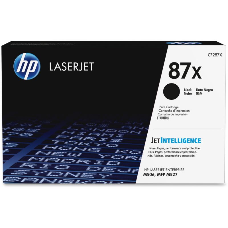 Cartucho De Toner Original Hp Laserjet 87x De Alta Capacidad Negro (cf