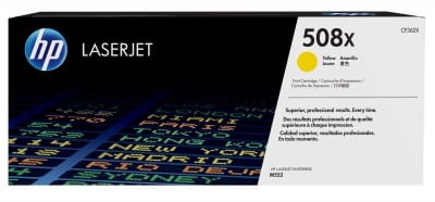 Toner Hp 508x Amarillo Laserjet Alto Rendimiento(cf362x)