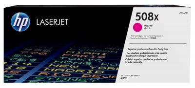 Toner Hp 508x Magenta Laserjet Alto Rendimiento(cf363x)