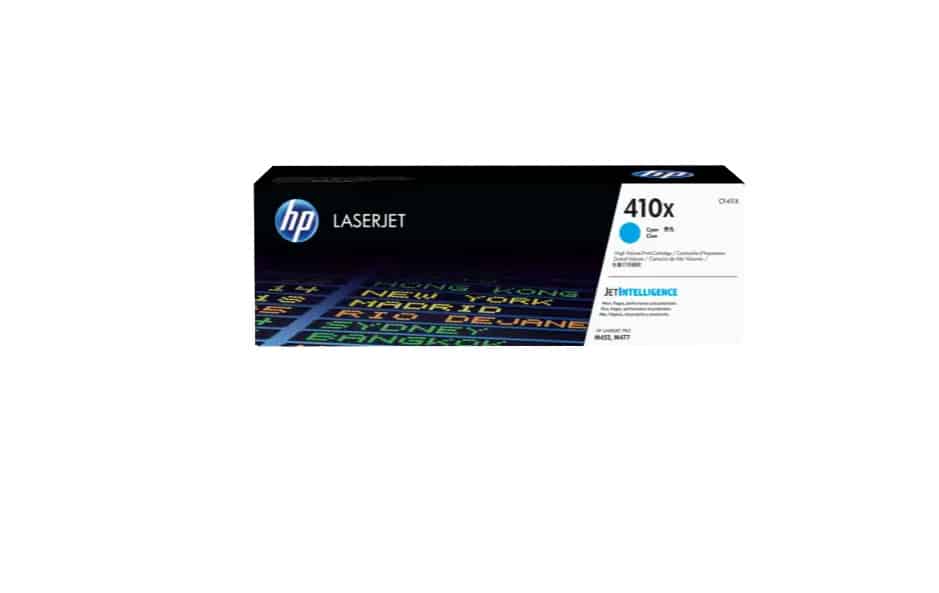 Cartucho De Toner Original Laserjet Hp 410x De Alta Capacidad Cian (cf