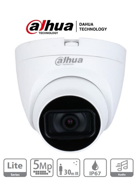 Camara                                                                                                                                                                                                                                                                                                                                                                                                                                                                                                                                                                                                                                                                                                Dahua Domo 5 Mp Microfono/2.8mm/p67 (dh-hac-hdw1500tlqn-a)