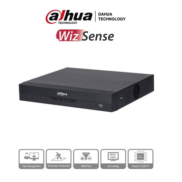 Dvr                                                                                                                                                                                                                                                                                                                                                                                                                                                                                                                                                                                                                                            Dahua 16 Ch 5 Mp Lite/ Wizsense/ H.265+/smd Plus (dh-xvr5116hs-i3)