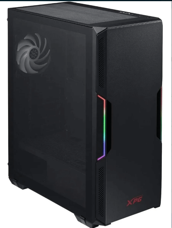 Gabinete ADATA XPG Starker RGB Con Ventana Mid Tower Color Negro Starkercp-bkcus Sin Fuente