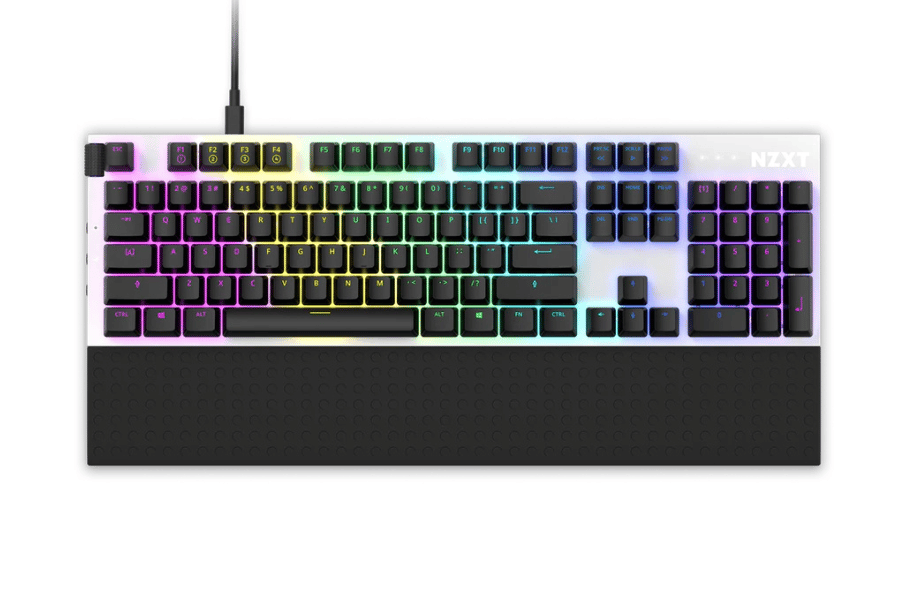 Teclado                                                                                                                                                                                                                                                                                                                                                                                                                                                                                                                                                                                                                                                                                                                                                                                                                                                                                                                                                                                                                                                                                                                                                                                                            Mecanico Nzxt Rgb Switch Red Reposa MuÑecas En Wh Kb-1fsus-wr
