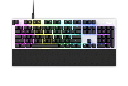 Teclado                                                                                                                                                                                                                                                                                                                                                                                                                                                                                                                                                                                            Mecanico Nzxt Rgb Switch Red Reposa MuÑecas En Wh Kb-1fsus-wr