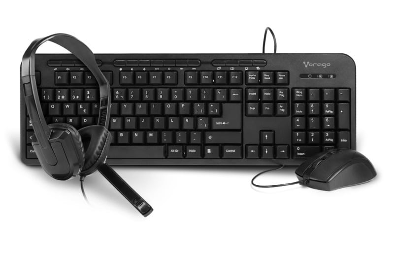 Combo                                                                                                                                                                                                                                                                                                                                                                                                                                                                                                                                                                                                                                                                                                                                                                                                                                                                                                                                                                                                                                                                                                                                                                                                                                                                                                                                                                                                                                             Vorago Teclado/ Mouse Km-107 + Diadema C/mic Hs-400 Brown Box(kit-km-hs)